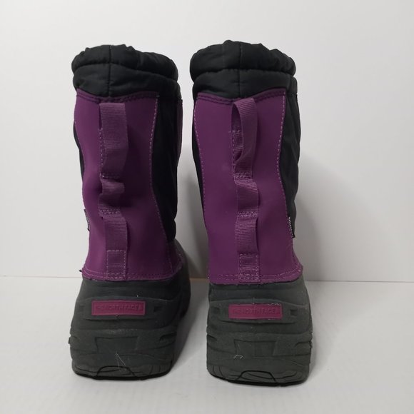 The North Face Alpenglow Waterproof Insulated Fuscha/Gray Snow Boots Girls 5 - Picture 5 of 12